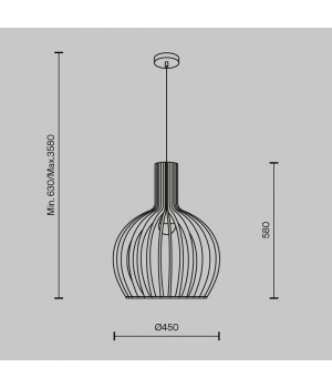 Подвесной светильник Maytoni MOD194PL-01W1-foto6