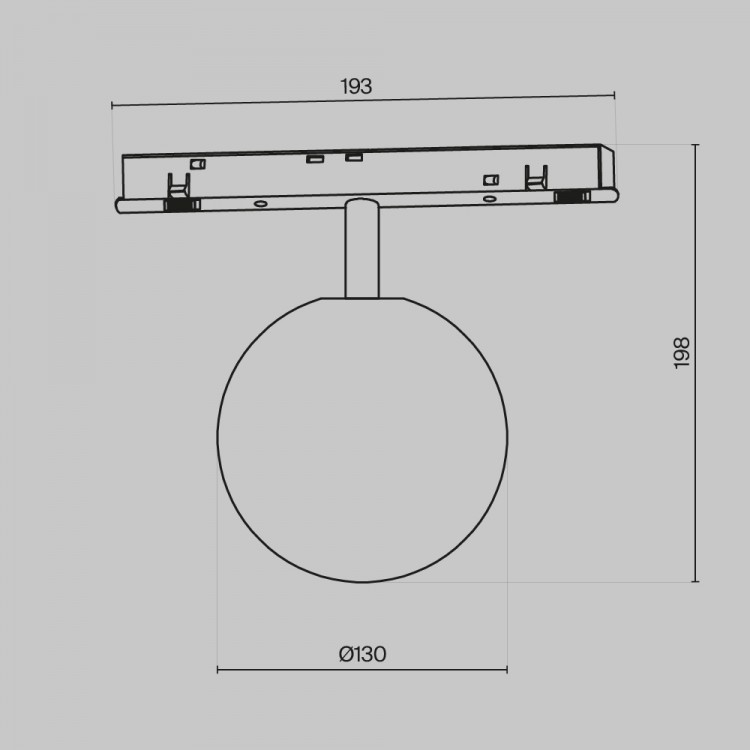 Трековый светильник Technical TR038-2-5W3K-W