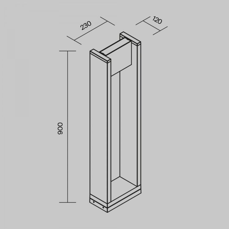 Ландшафтный светильник Outdoor O465FL-L16GF3K