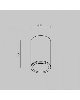 Потолочный светильник Technical C029CL-01-S-B-foto7