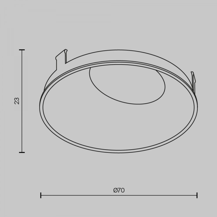 Комплектующие для светильника Technical Ring057-10-MG