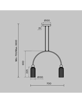 Подвесной светильник Maytoni MOD302PL-02W-foto5