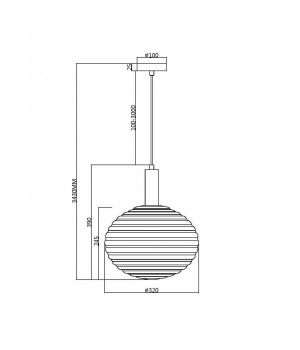Подвесной светильник Maytoni MOD268PL-01B-foto7