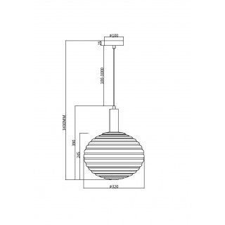 Подвесной светильник Maytoni MOD268PL-01B-foto7