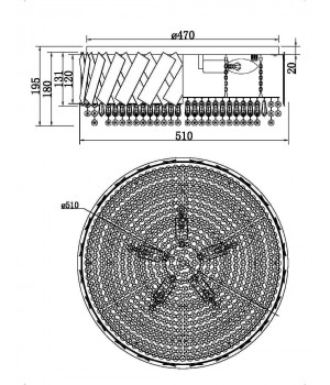 Потолочный светильник Maytoni MOD017CL-05BS-foto2