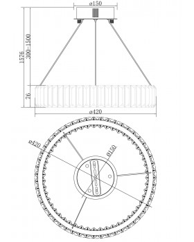 Подвесной светильник Freya FR5257PL-L17CH-foto5