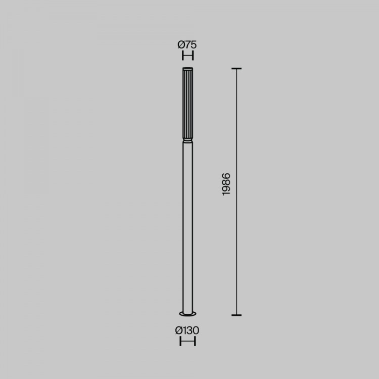 Ландшафтный светильник Outdoor O593FL-L20GF3K