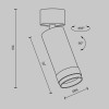 Потолочный светильник Technical C055CL-L12W3K-Z-B