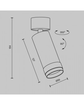 Потолочный светильник Technical C055CL-L12W3K-Z-B-foto9