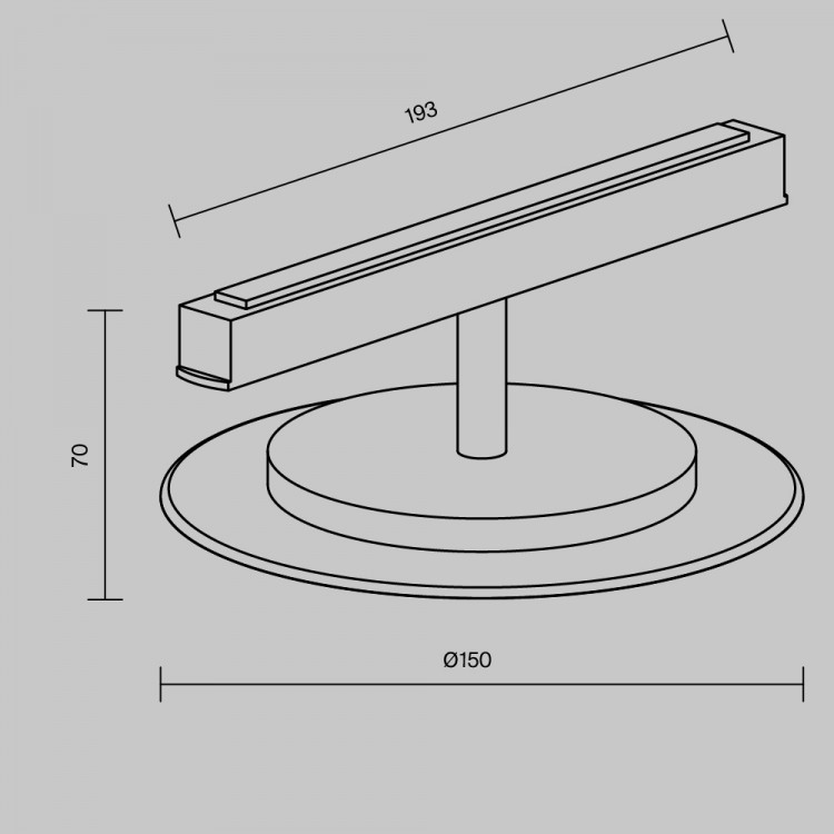 Трековый светильник Technical TR107-4-5W-DS-W