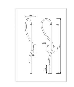 Настенный светильник (бра) Maytoni MOD166WL-L12G3K-foto2