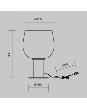 Настольный светильник Maytoni MOD414TL-01B-foto7