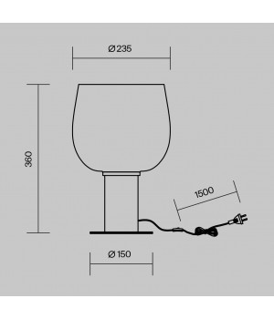 Настольный светильник Maytoni MOD414TL-01B-foto7
