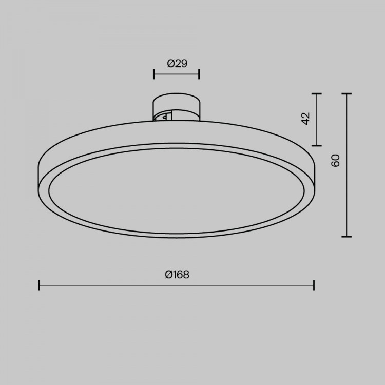 Трековый светильник Technical TR153-1-10W3K-BS