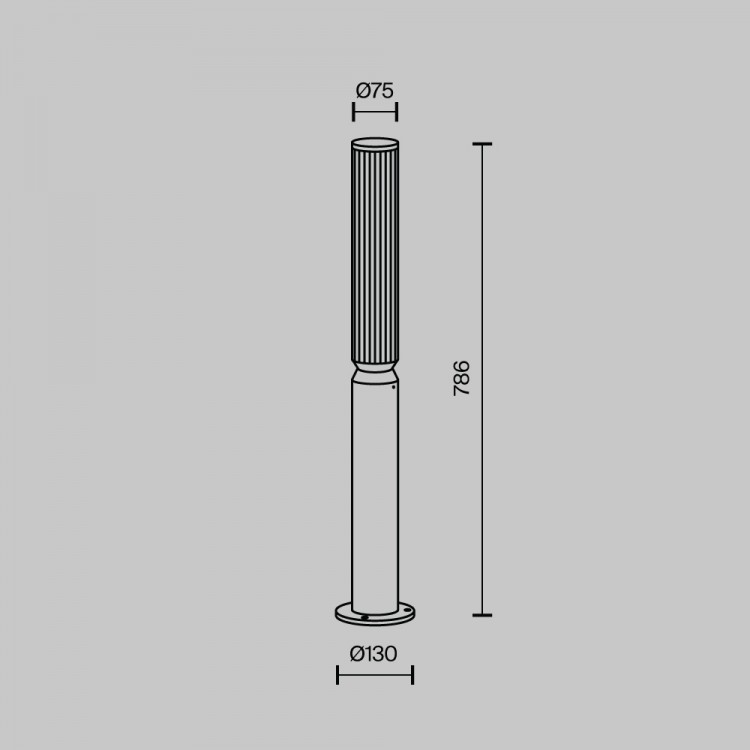 Ландшафтный светильник Outdoor O593FL-L12GF3K