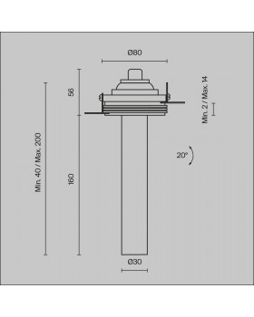 Встраиваемый светильник Technical C140TRS-L200-7W4K-B-foto10