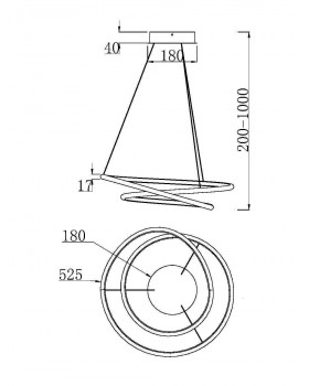 Подвесной светильник Maytoni MOD100PL-L47BSK-foto2