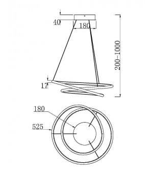Подвесной светильник Maytoni MOD100PL-L47BSK-foto2