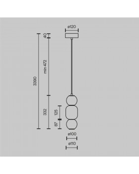 Подвесной светильник Maytoni MOD273PL-L16G3K-foto6