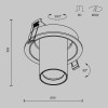 Потолочный светильник Technical C048CL-01-GU10-B