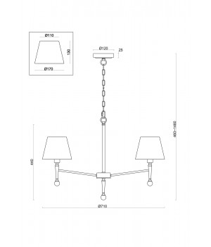 Подвесной светильник Freya FR2190PL-05N-foto6