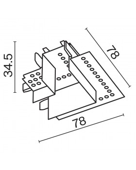 Комплектующие для встраиваемой трековой системы Technical TRA084CL-12W-foto6