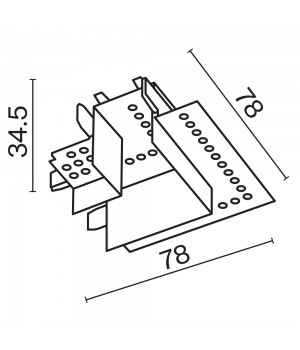 Комплектующие для встраиваемой трековой системы Technical TRA084CL-12W-foto6