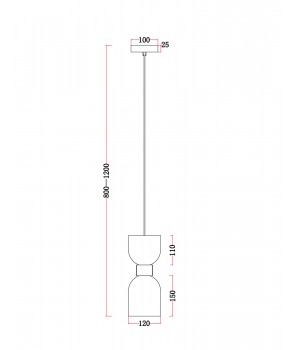 Подвесной светильник Freya FR5203PL-01BS-foto4