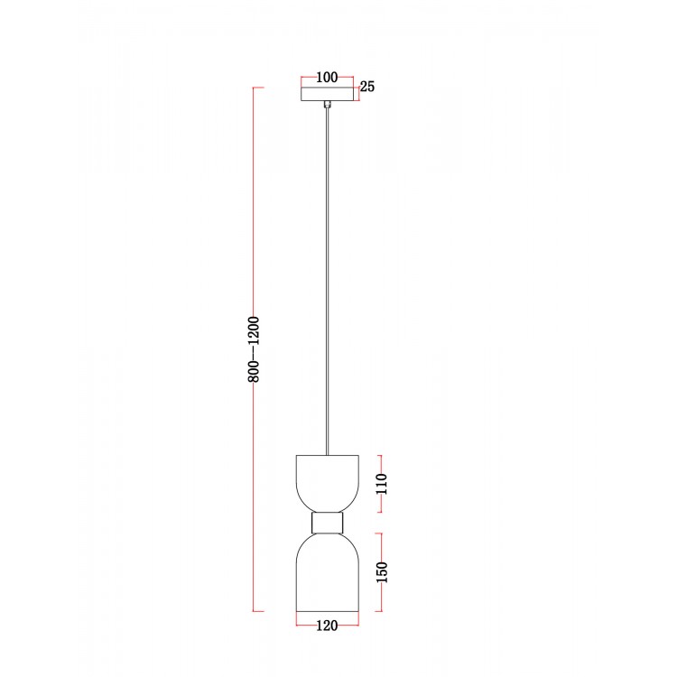 Подвесной светильник Freya FR5203PL-01BS