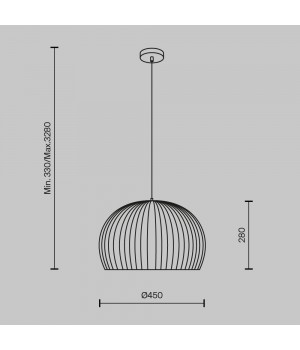 Подвесной светильник Maytoni MOD195PL-01W1-foto3