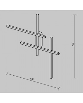 Настенный светильник (бра) Maytoni MOD248WL-L24BK-foto6