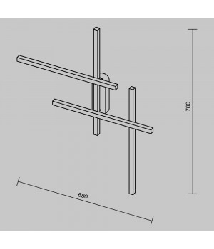 Настенный светильник (бра) Maytoni MOD248WL-L24BK-foto6