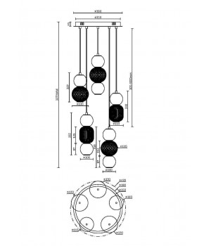 Подвесной светильник Maytoni MOD273PL-L80G3K-foto7