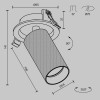 Встраиваемый светильник Technical C081CL-01-GU10-MG