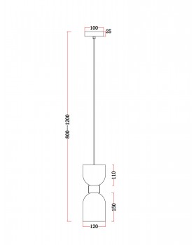 Подвесной светильник Freya FR5203PL-01CH-foto4