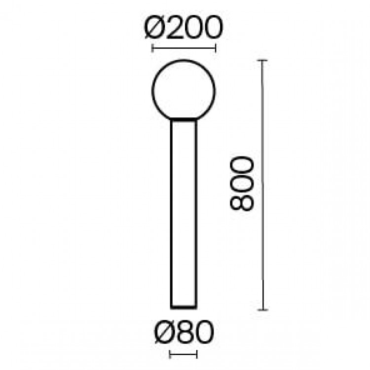 Ландшафтный светильник Outdoor O598FL-01B