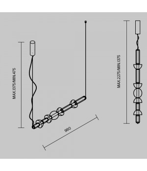 Подвесной светильник Maytoni MOD210PL-L39BS3K-foto8