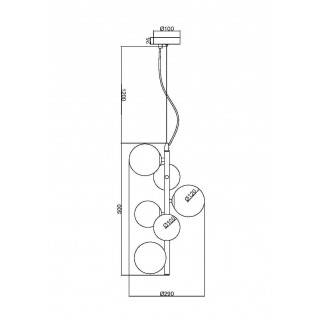 Подвесной светильник Maytoni MOD545PL-06B-foto2