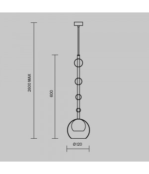 Подвесной светильник Maytoni MOD227PL-01B-foto8