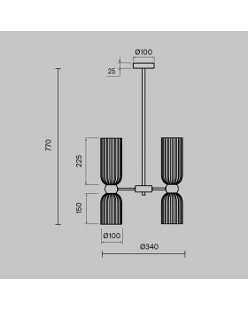 Подвесной светильник Maytoni MOD302PL-06CG-foto5