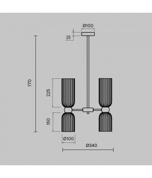 Подвесной светильник Maytoni MOD302PL-06CG-foto5