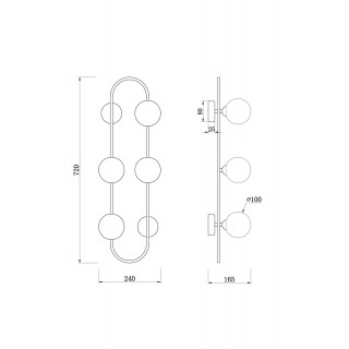 Настенный светильник (бра) Freya FR5233WL-04BS1-foto3