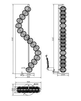 Напольный светильник (торшер) Maytoni MOD216FL-L38G3K-foto7