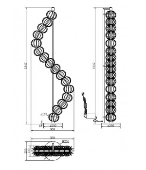 Напольный светильник (торшер) Maytoni MOD216FL-L38G3K-foto7