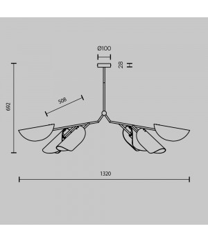 Подвесной светильник Maytoni MOD225PL-06B-foto6