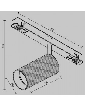 Трековый светильник Technical TR097-2-12W4K-M-BW-foto16