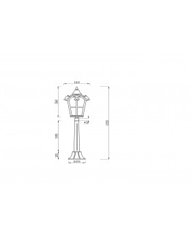 Ландшафтный светильник Outdoor O413FL-01BZ1-foto4