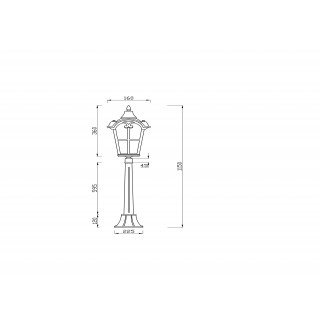 Ландшафтный светильник Outdoor O413FL-01BZ1-foto4