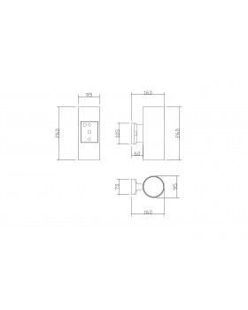Настенный светильник (бра) Outdoor O419WL-02GR-foto5