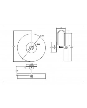 Настенный светильник (бра) Maytoni MOD305WL-01B-foto2